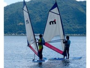 【滋賀/琵琶湖】ウィンドサーフィン ビギナースクール ★初級/1日体験コース★の画像