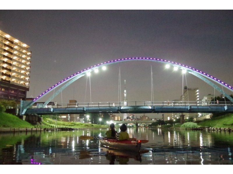 [Tokyo Kayaking] Spectacular views of the Skytree! Tokyo Night Kayaking Tour ♪ Welcome even for one person on weekdays! Recommended for solo female travelers.の紹介画像