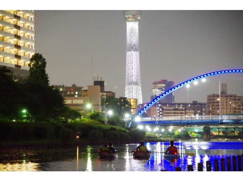 東京スカイツリーカヌー夜景ツアー アクティビティジャパン