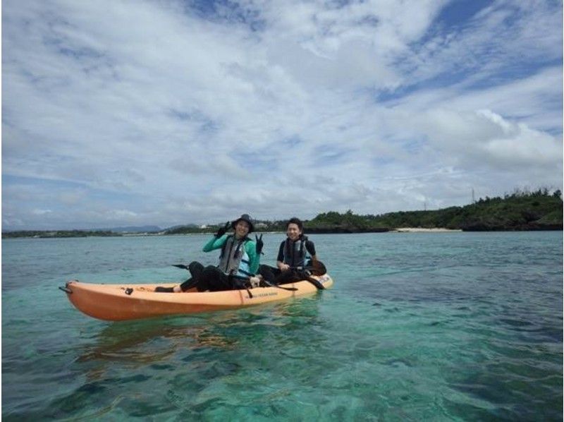 【沖縄】沖縄の美しい海をのんびり楽しむ！サンゴの森シーカヤック&シュノーケル