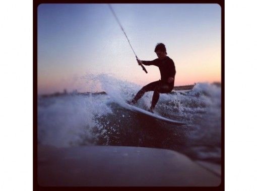 [Good access Edogawa] Wake surfing experience plan <for beginners>の画像