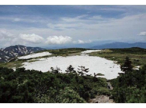 1 night 2 days before the season Snow and flower field Hakusan Climb to! Sabo new road (tourism new road)-Kengamine return return shelter cabin nightの画像