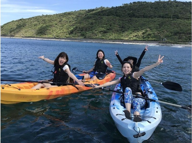 【沖縄北部・国頭村】やんばる国立公園に指定された沖縄本島北部の青い海でシーカヤック体験（2時間）