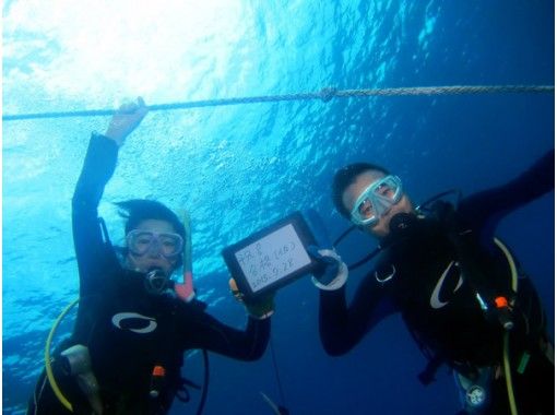 [沖繩那霸]潛水執照便宜的活動！在慶良間群島許可課程（2天）の画像