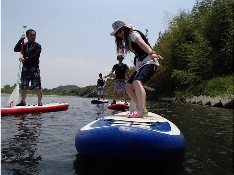 【滋賀・野洲川】SUP(サップ)で川遊び体験!レンタル料込み!