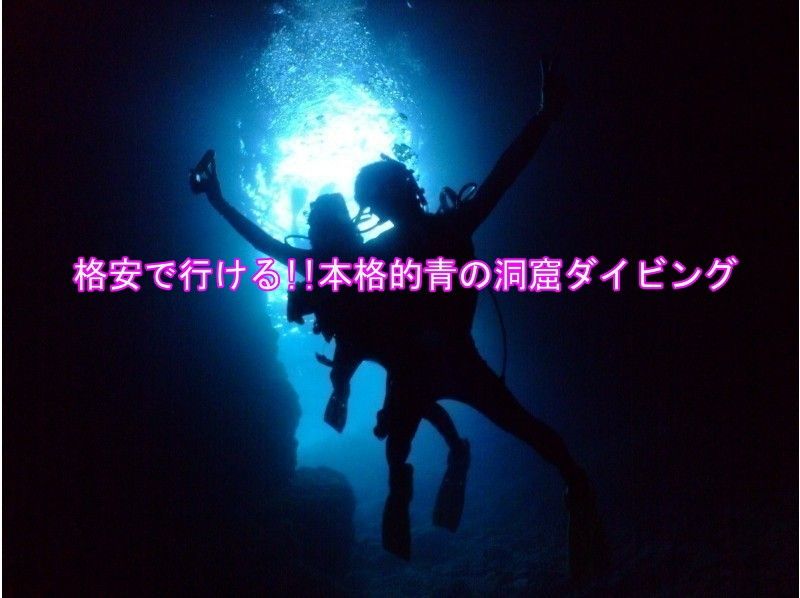 「映える」水中写真・餌付け・無料!!【沖縄・青の洞窟ダイビング】パラセール・ホエールセットも受付け中