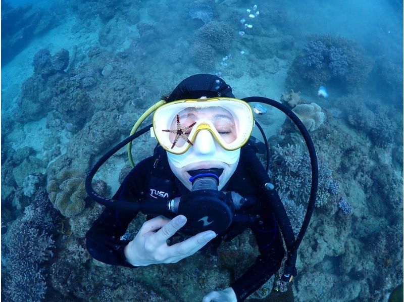 [冲绳·主岛]半天2深潜课程。习惯第一个并潜入第二个。の紹介画像