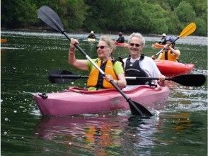 One of the Kochi Shimanto] Japan's three large clear stream! Down the river in the Shimanto River! Tandem kayak (for two people)