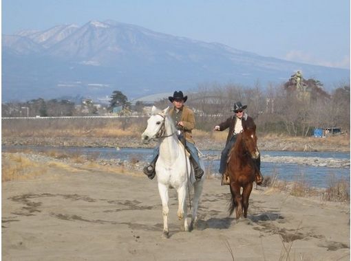 【群馬・利根川】利根川パカパカ散歩(外乗)【乗馬】の画像