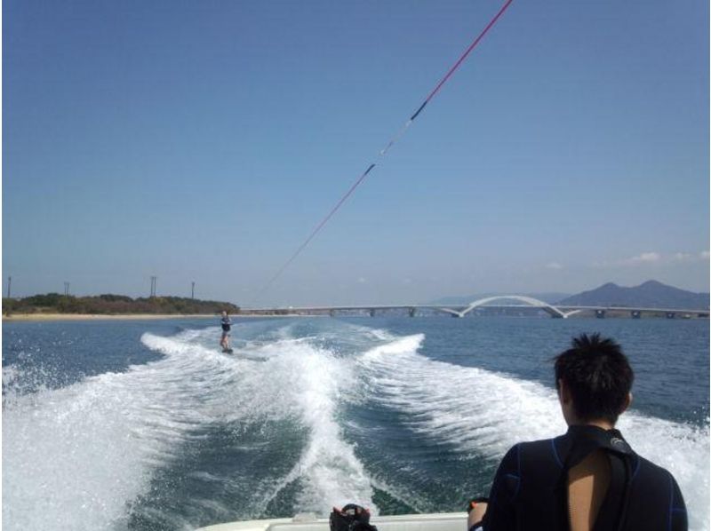 [Fukuoka Hakata Bay] carefully wake board lessons in Gan'nosu beach!の紹介画像