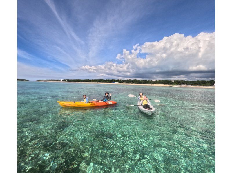 【沖縄・備瀬】2つのマリンスポーツを体験！カヤック＆シュノーケリング体験（120分）の紹介画像