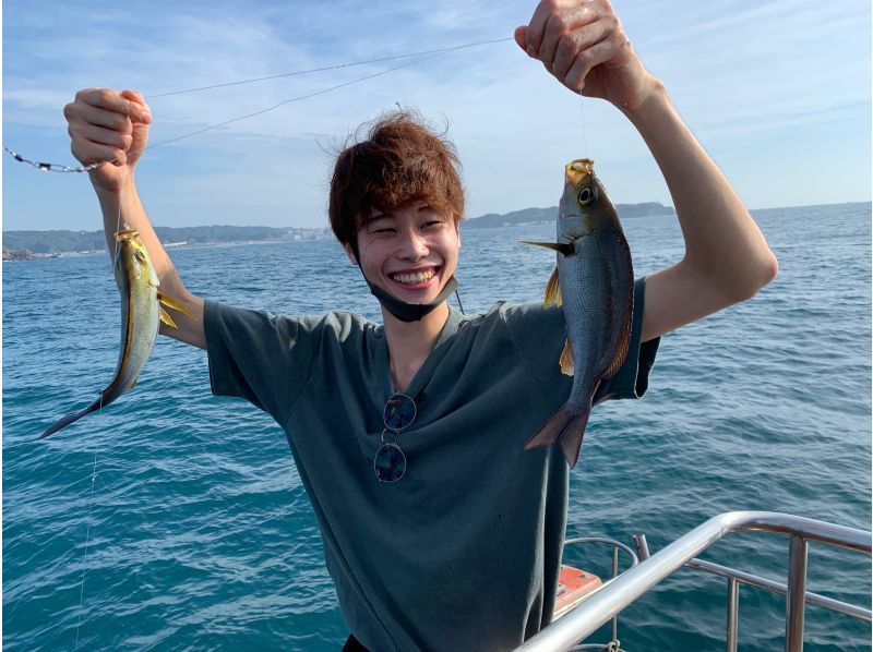 【千葉・勝浦】鯛やヒラメなど大物を釣り上げよう！クルーザーで行く五目釣り体験！初心者歓迎！乗合プランの紹介画像