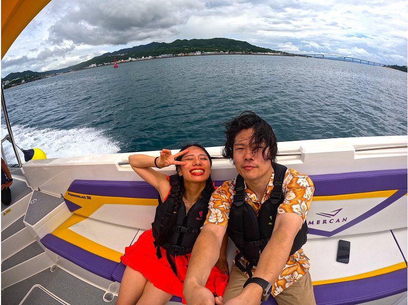 사전 예약으로 유익! 【세소섬/약 1시간】신정 취항! 하늘의 여행에♪ 바다거북이 서 있는 세소섬 주변에서 패러세일링! 4K 카메라 GoPro 촬영 데이터 무료!の紹介画像