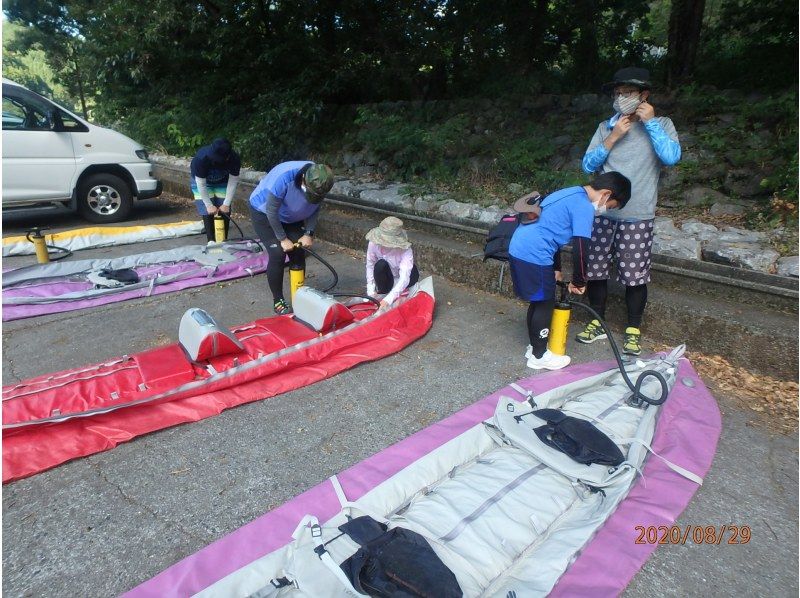 [Tokushima/Naga River] Ducky (inflatable canoe) river descent school (beginner A course)の紹介画像