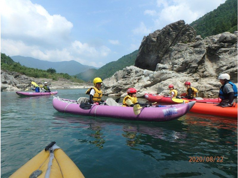 [Tokushima/Nakagawa] Ducky (inflatable canoe) river rafting school (beginner A course)★Spring campaignの紹介画像