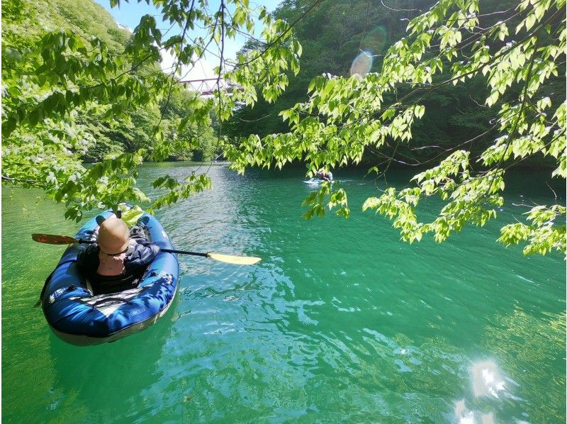 [กุมมะ・ น้ำ / มินาคามิ] ธรรมชาติพายเรือคายักประสบการณ์ (Sarugakyo)ออนเซ็นพื้นที่)の紹介画像