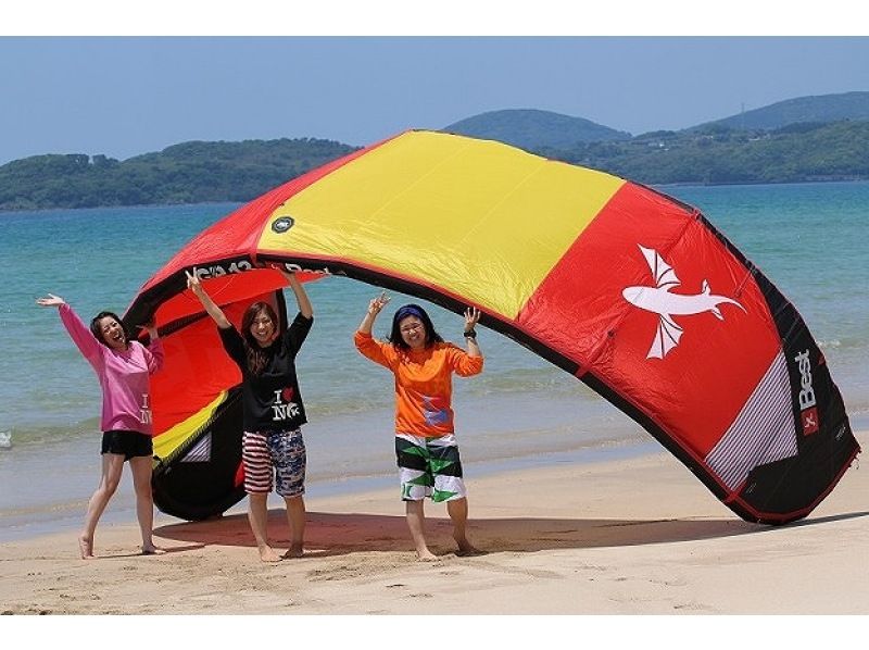 [Kagoshima] Beginner's guide! Easy kiteboarding experience (60 minutes course)の紹介画像