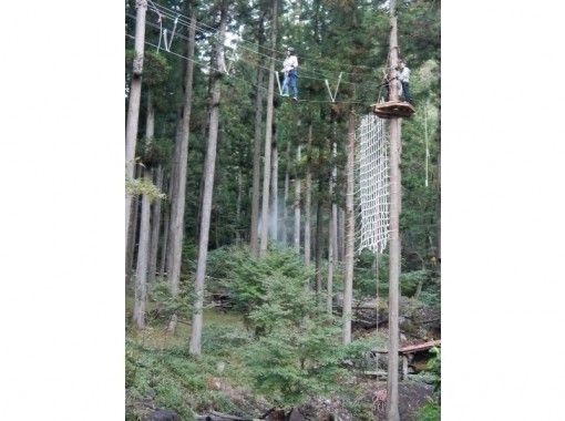 岐阜 下呂市 下呂アスレチック 下呂の美しい森林の中で 空中アスレチックとジップライン アクティビティジャパン