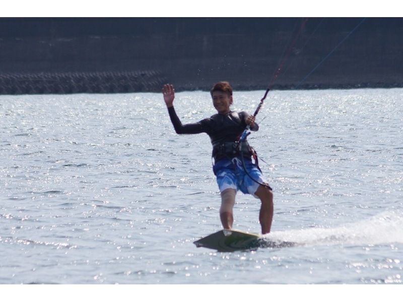 [Kyushu, Kagoshima] Those traveling trick practice is here! Kite board experience (step-up lessons)の紹介画像