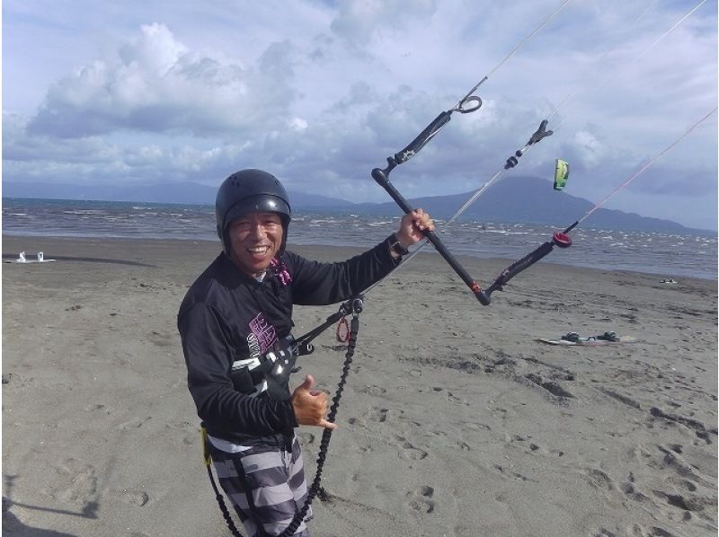 [Kyushu, Kagoshima] Those traveling trick practice is here! Kite board experience (step-up lessons)の紹介画像