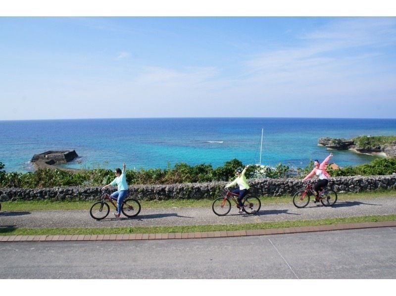 【沖縄・読谷】美ら島サイクリング〜オフロード＆ダウンヒル＆カントリーロードなど多彩な景観をMTBでGo！学生グループにおすすめ！の紹介画像
