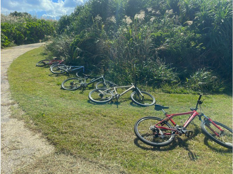 【沖縄・読谷】美ら島サイクリング〜オフロード＆ダウンヒル＆カントリーロードなど多彩な景観をMTBでGo！学生グループにおすすめ！の紹介画像