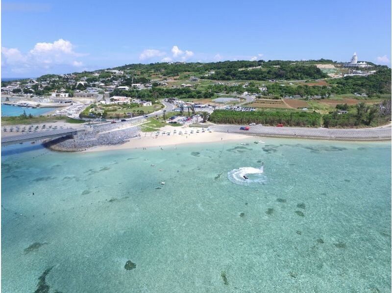 [Okinawa Kouri Island] for the first time of floating feeling! Topic now fly boardの紹介画像