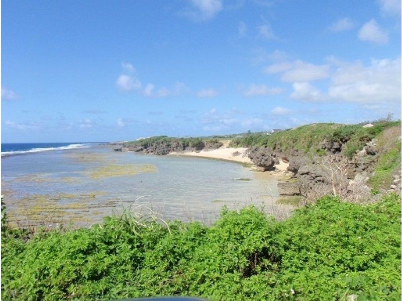 [คาโกชิมา/ Okinoerabujima] B. ทัวร์ชายหาด "แนะนำเส้นทางเดินเลียบชายฝั่งหินแปลก ๆ และจุดชมวิวเต่าทะเล"の紹介画像
