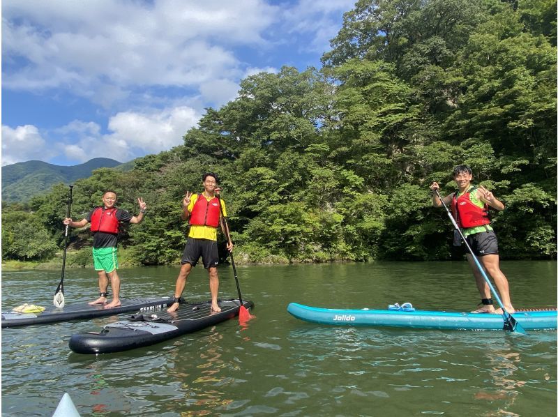 【栃木・日光】川治温泉SUP体験ツアー（鬼怒川エリア）の紹介画像