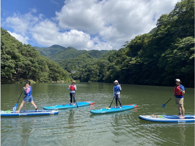 【栃木・日光】川治温泉SUP体験ツアー（鬼怒川エリア）の紹介画像