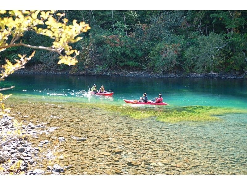 【北海道・支笏湖・クリアカヤック】手ぶらでOK！(春・夏)水質日本トップクラスの湖の美しさを透明なカヤックで体感！の紹介画像
