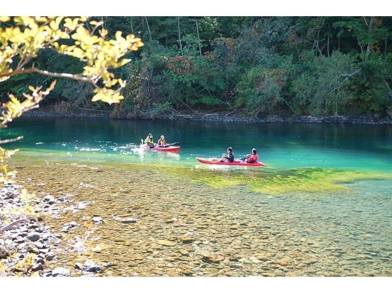 【北海道・支笏湖】手ぶらでOK！（春・夏）底が透明なクリアカヤックで、水質日本トップクラスの湖・川の美しさを体感！ツアー写真無料の紹介画像