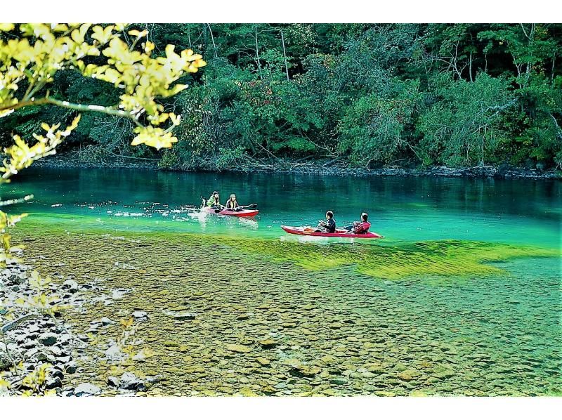 【北海道・支笏湖】手ぶらでOK！（春・夏）底が透明なクリアカヤックで、水質日本トップクラスの湖・川の美しさを体感！ツアー写真無料の紹介画像