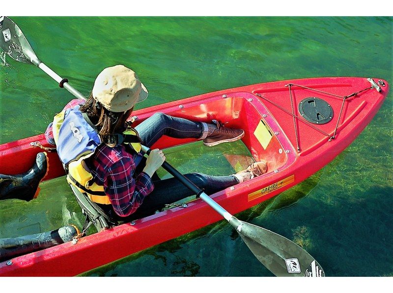 【北海道・支笏湖】手ぶらでOK！（春・夏）底が透明なクリアカヤックで、水質日本トップクラスの湖・川の美しさを体感！ツアー写真無料の紹介画像