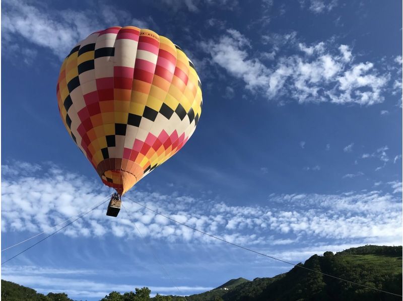 [Hokkaido Niseko]Hot air balloon mooring flight experience floating in the morning light!の紹介画像