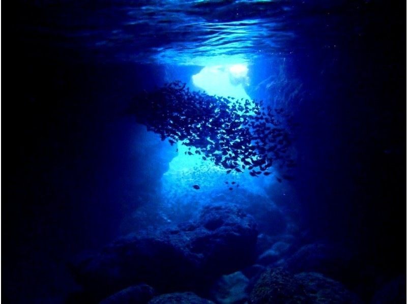 [冲绳·伊拉贝岛]蓝洞标准计划！海上皮艇和浮潜＆玻璃船海底之旅の紹介画像