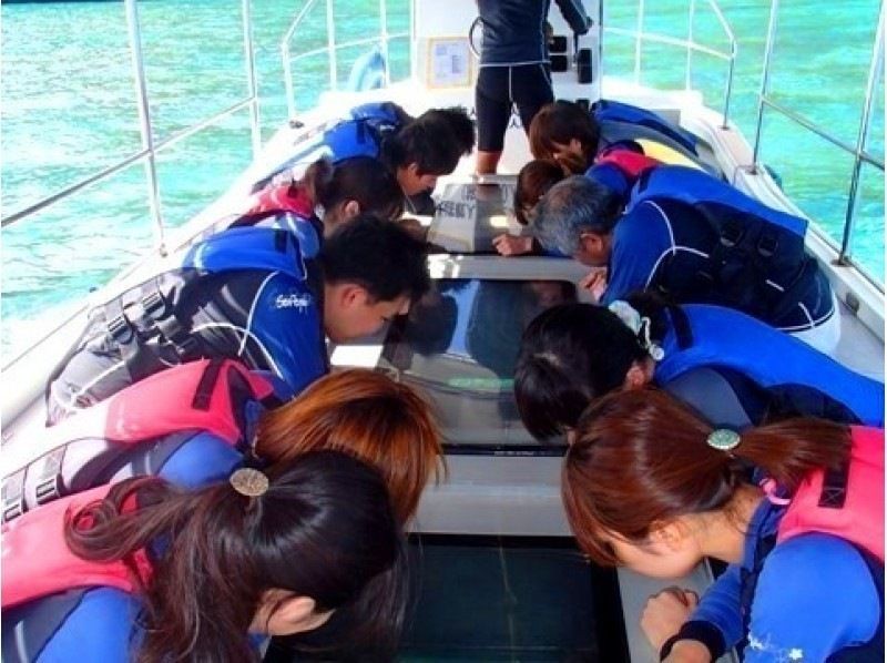 [沖縄·伊拉貝島]藍洞標準計劃！海上皮艇和浮潛＆玻璃船海底之旅の紹介画像