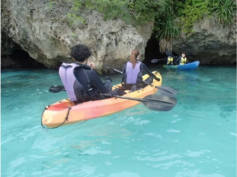 [Okinawa ・ Irabe Island] Blue cave standard plan! Sea kayak& Snorkel &Glass boat Seabed tourの紹介画像