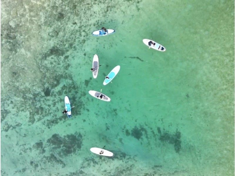 [Okinawa/Miyakojima] Half-day SUP + sea turtle snorkeling/drone photo tour