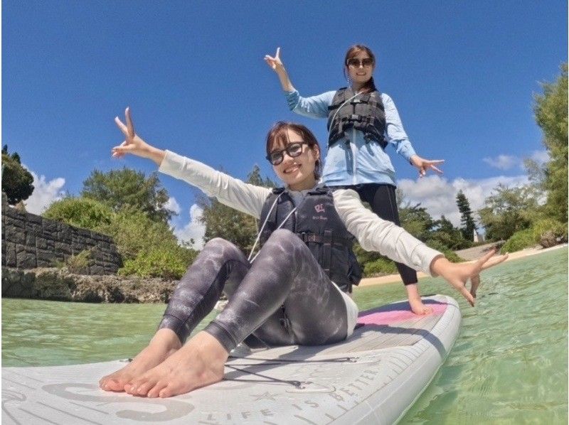 [Okinawa/Miyakojima] Half-day SUP + sea turtle snorkeling/drone photo tour