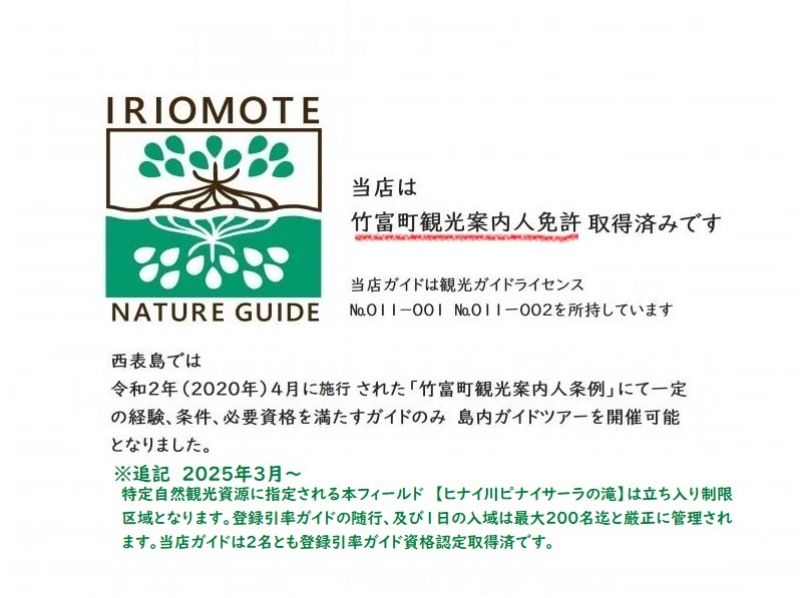 【 冲绳 ·西表岛】您还可以欣赏瀑布顶部的壮观景色！强大的全尺寸Pinaisala瀑布独木舟和徒步旅行1 日游の紹介画像