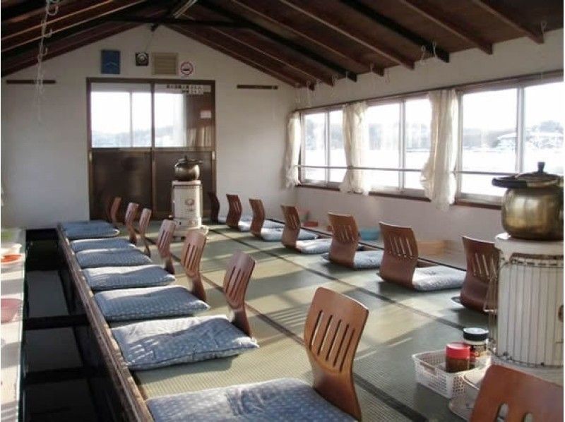 [나가노· 野尻湖] 따뜻한하우스보트크르징에서 즐긴다! 타고 서로빙어낚시플랜 ♪の紹介画像