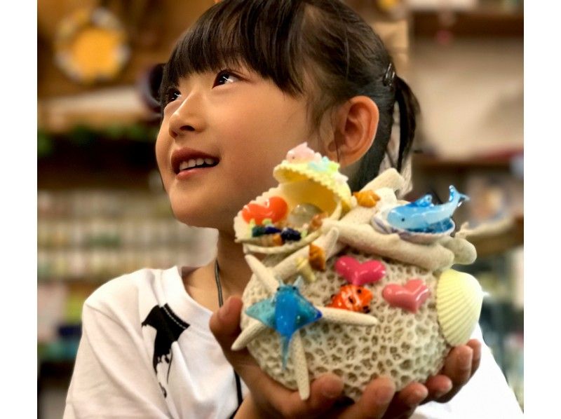 [Okinawa Ishigaki island] Handmade experience-original object "Make shell decoration" empty-handed OK!の紹介画像
