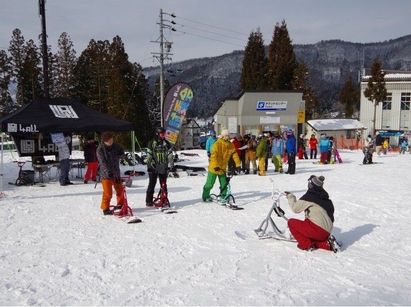 【新潟・湯沢町】新スノースポーツにチャレンジ！スノーバイクスクール「神立スノーリゾート」の紹介画像