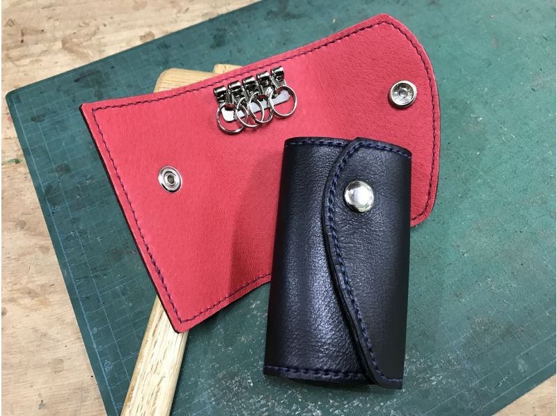 [Hyogo, Amagasaki] Recommended as a gift! Choose your own piece with this "Authentic Leather Craft Experience Course" - 2 minutes walk from the station ☆ Groups welcome ♪♪の紹介画像