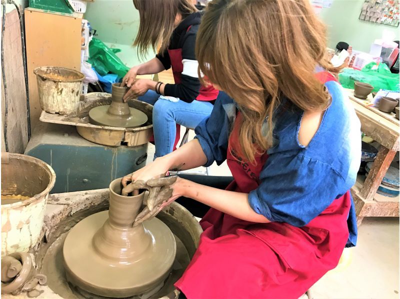 [Hyogo, Amagasaki] 2 minutes walk from the station! Amagasaki Monta Studio's most popular plan! Pottery experience (electric potter's wheel course to make 2 pieces) ☆ Private rental available (^^)/の紹介画像