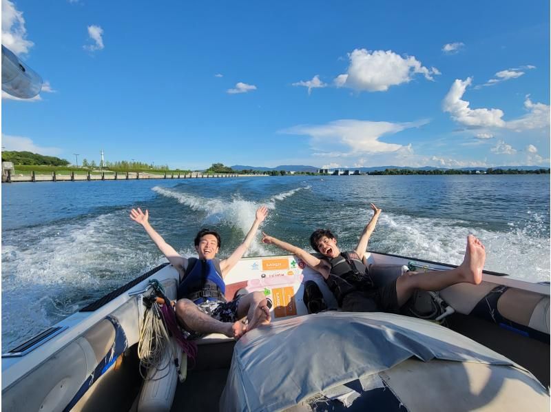 [Shiga / Lake Biwa / Wakeboard] Experience course for first-time users only! Approximately 15 min.