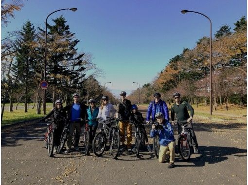 札幌 原始林の森 自転車