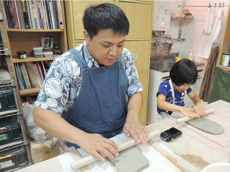 [East Tokyo hand beauty kneading pottery experience-platinum] family! On the day reservation is OK!