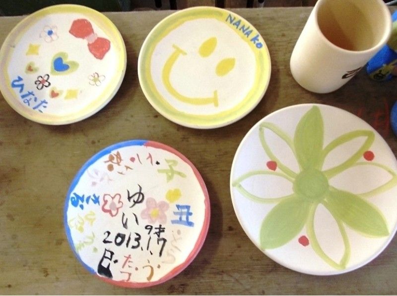 [Shiga Prefecture Shigaraki] Painting experience-Let's paint on plain pottery (about 60 minutes)Empty-handed! About 5 minutes on foot from Sakai Stationの紹介画像